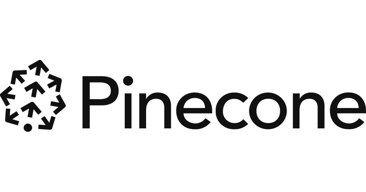 Pinecone vector database logo
