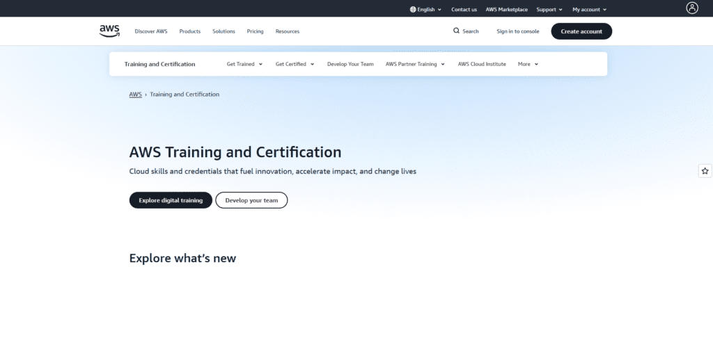 Learn with AWS - Updated AI & Cloud Training