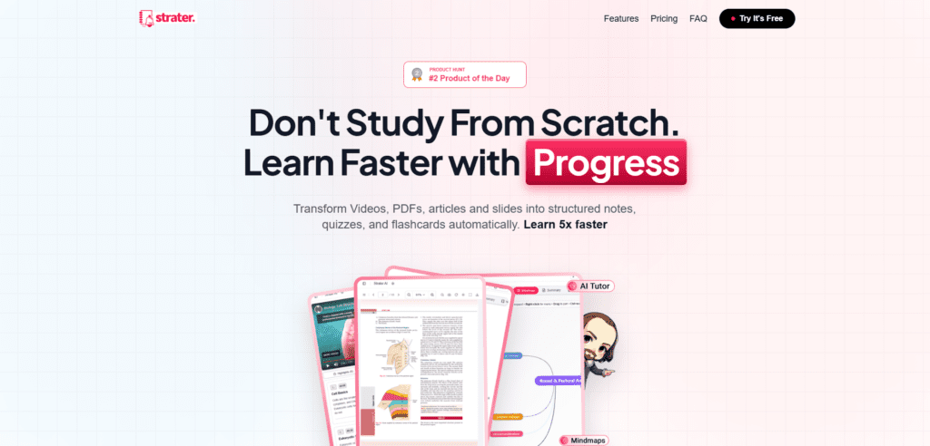 Strater AI: Summarization and Active Recall