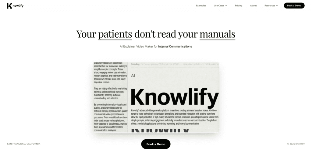 Knowlify: Multimedia Explainers for Enhanced Comprehension