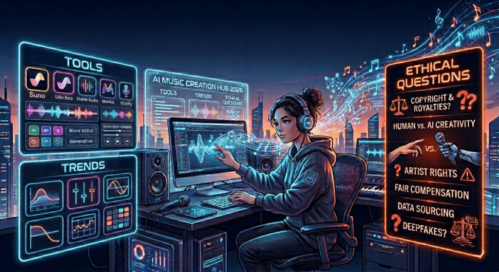 AI Music Is Taking Over — The Tools, Trends, and Ethical Questions in 2026