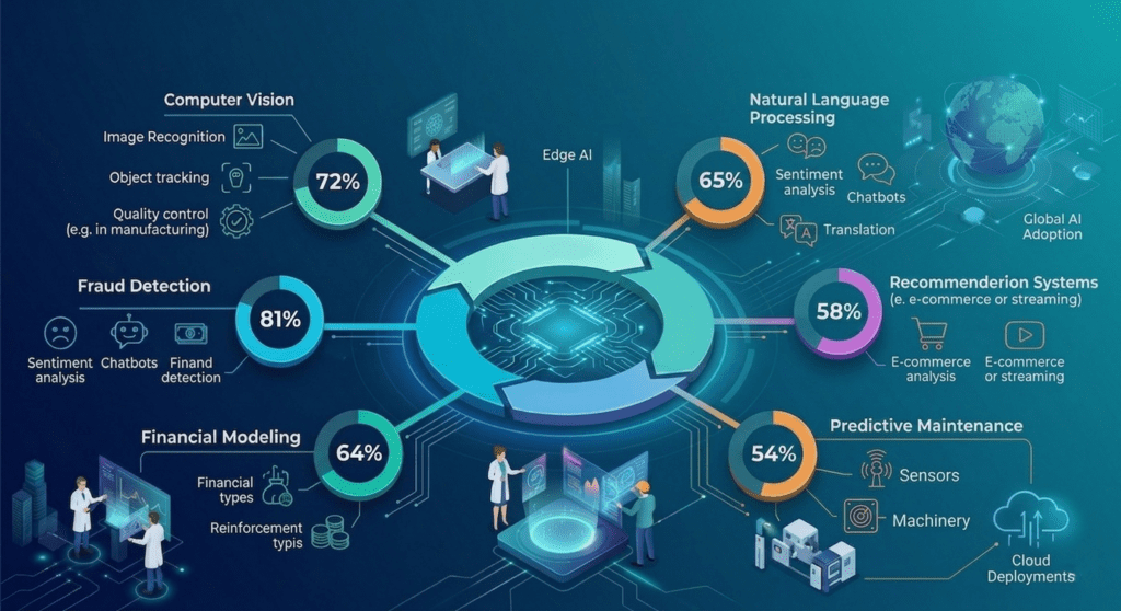 Enterprise ML Adoption by Domains