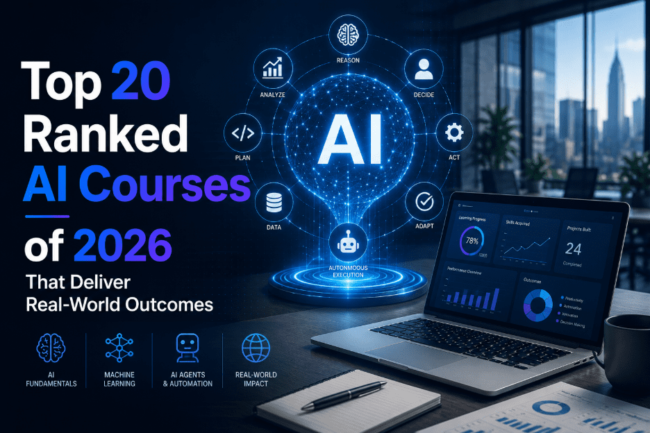 Top 20 Ranked AI Courses of 2026 That Deliver Real-World Outcomes