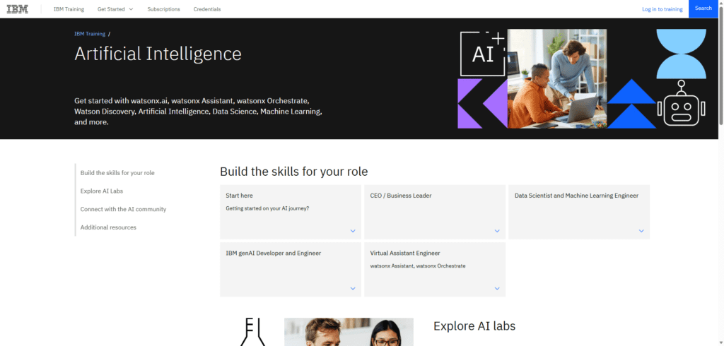 Artificial Intelligence - IBM Training