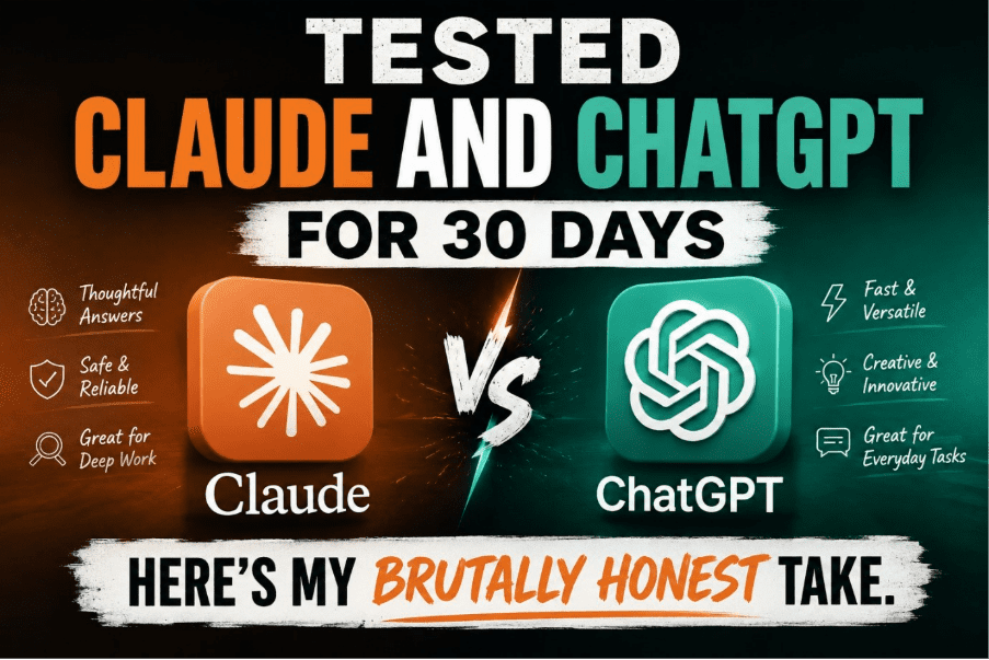I Tested Claude and ChatGPT for 30 Days. Here’s My Brutally Honest Take.