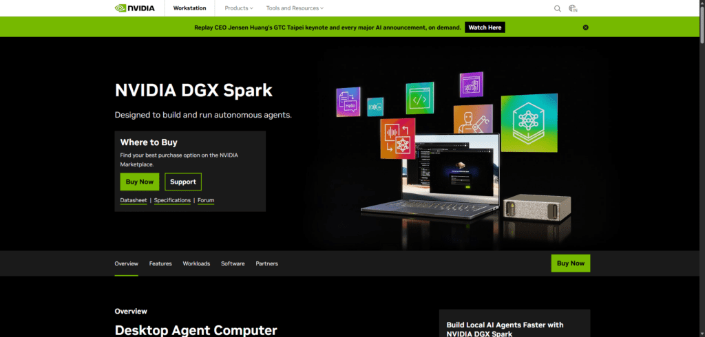 Personal AI Supercomputer Powered by Blackwell _ NVIDIA DGX Spark