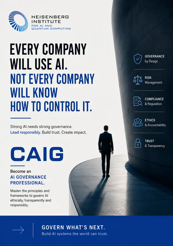 Heisenberg Institute — CAIG, Certified AI Governance Professional