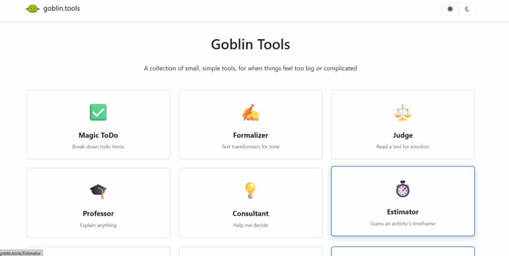 Goblin Tools