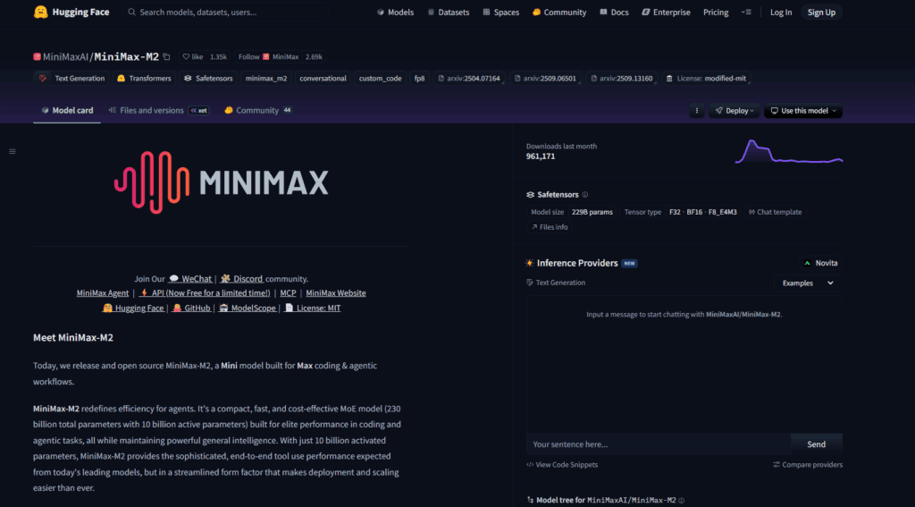 MiniMaxAI/MiniMax-M2