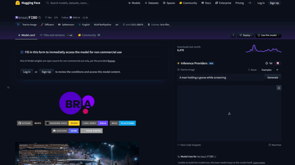 briaai/FIBO