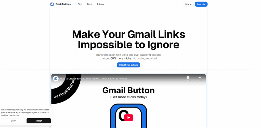 Email Buttons