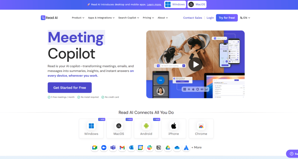 ReadMeeting AI Summary Tool