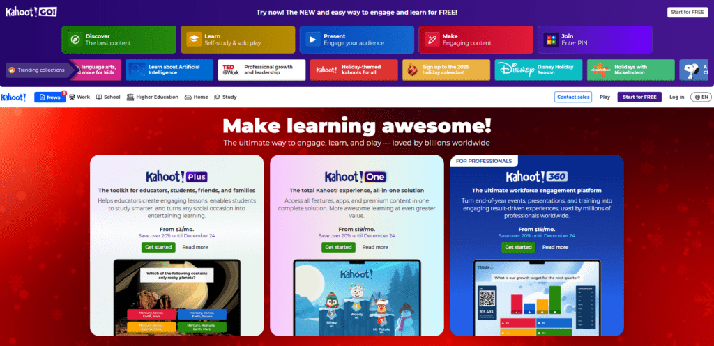 Kahoot! AI Study Tools