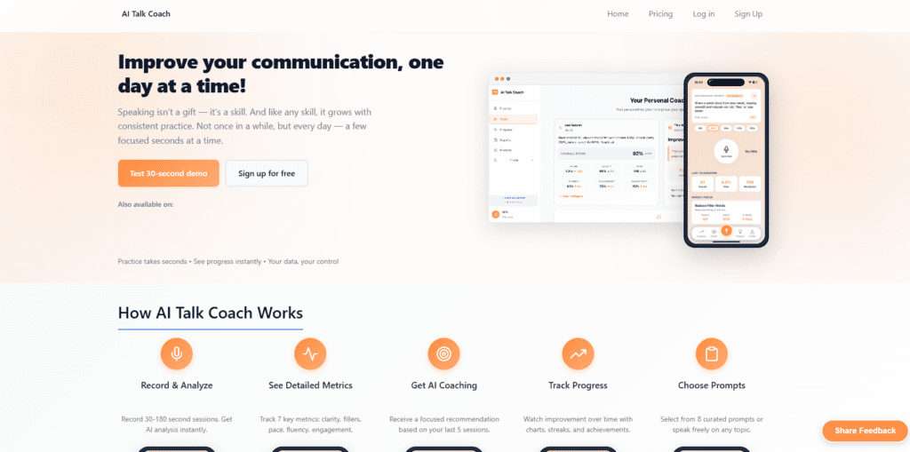 AI Talk Coach