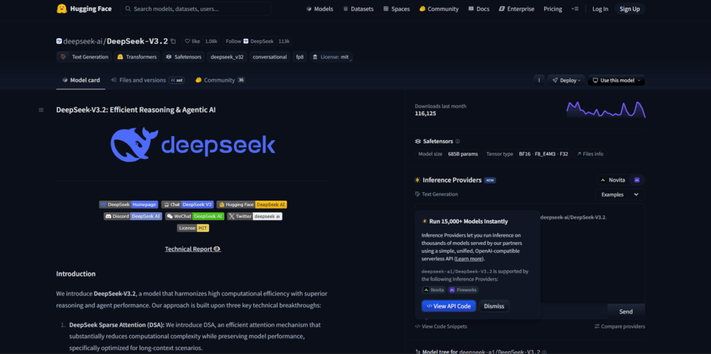 DeepSeek V3.2