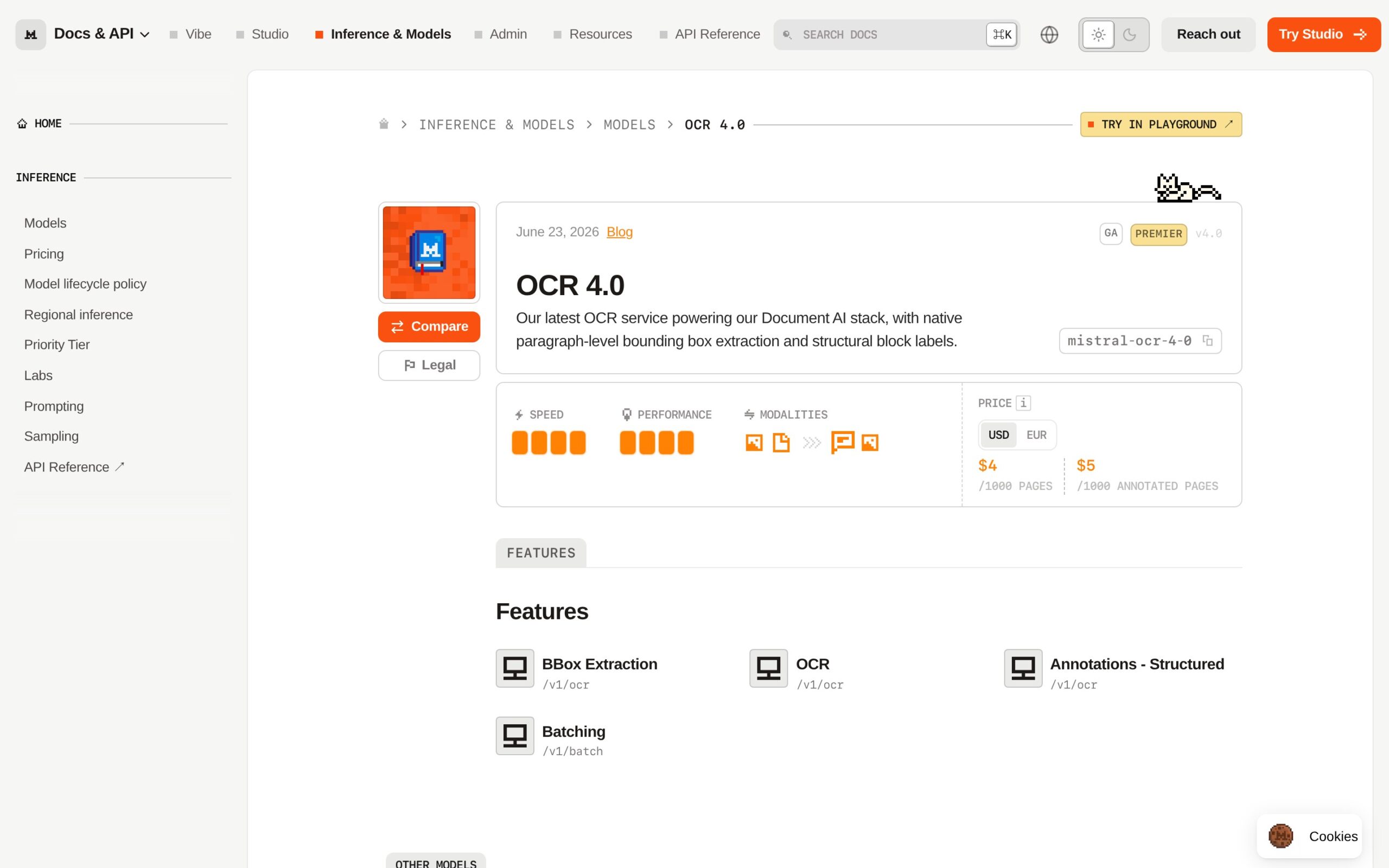 Mistral OCR 4