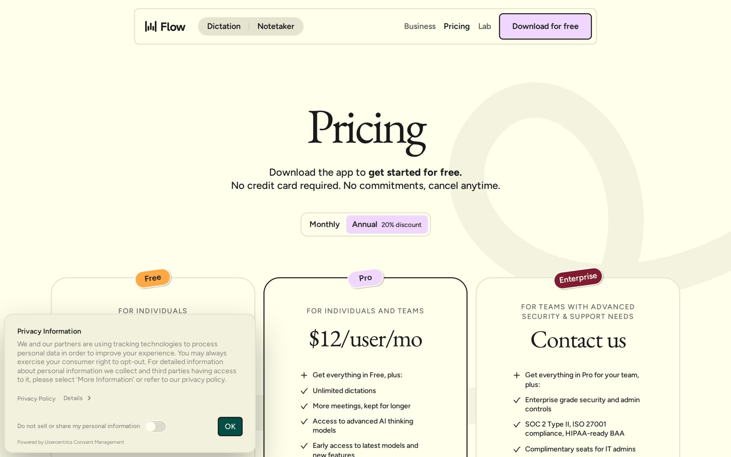 Wispr Flow Notetaker