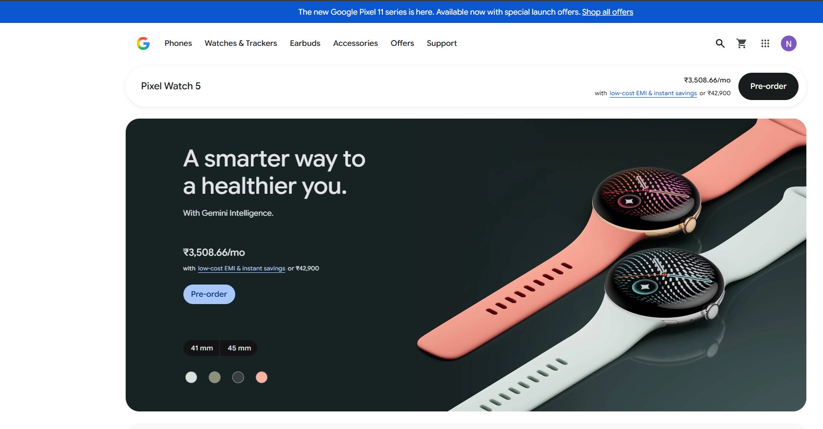 Google Pixel Watch 5