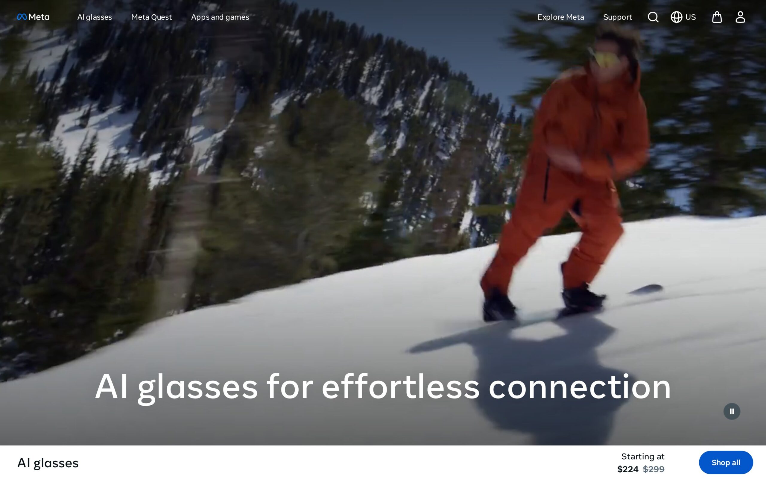 Meta Smart AI Glasses