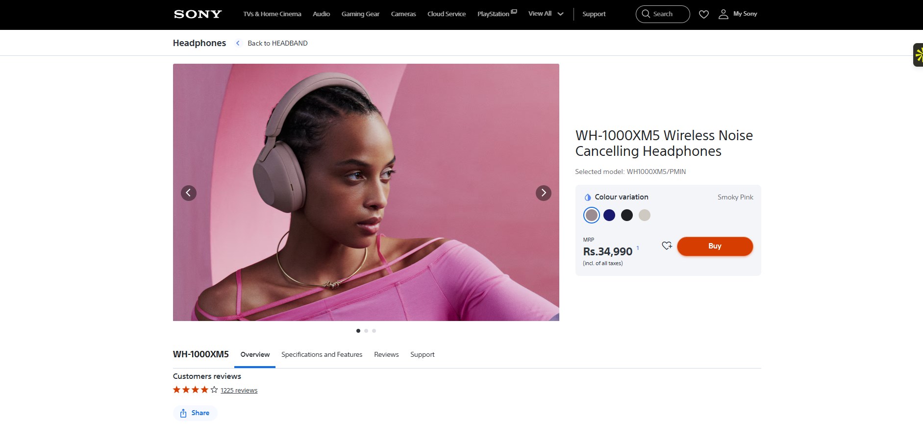 Sony WH-1000XM5 AI Headphones