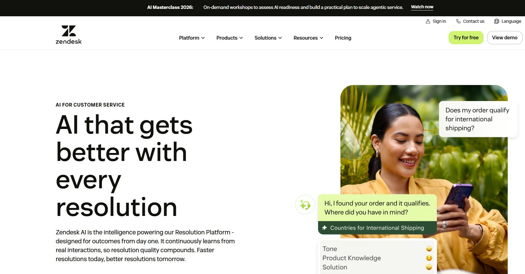 Zendesk Autonomous Service Workforce