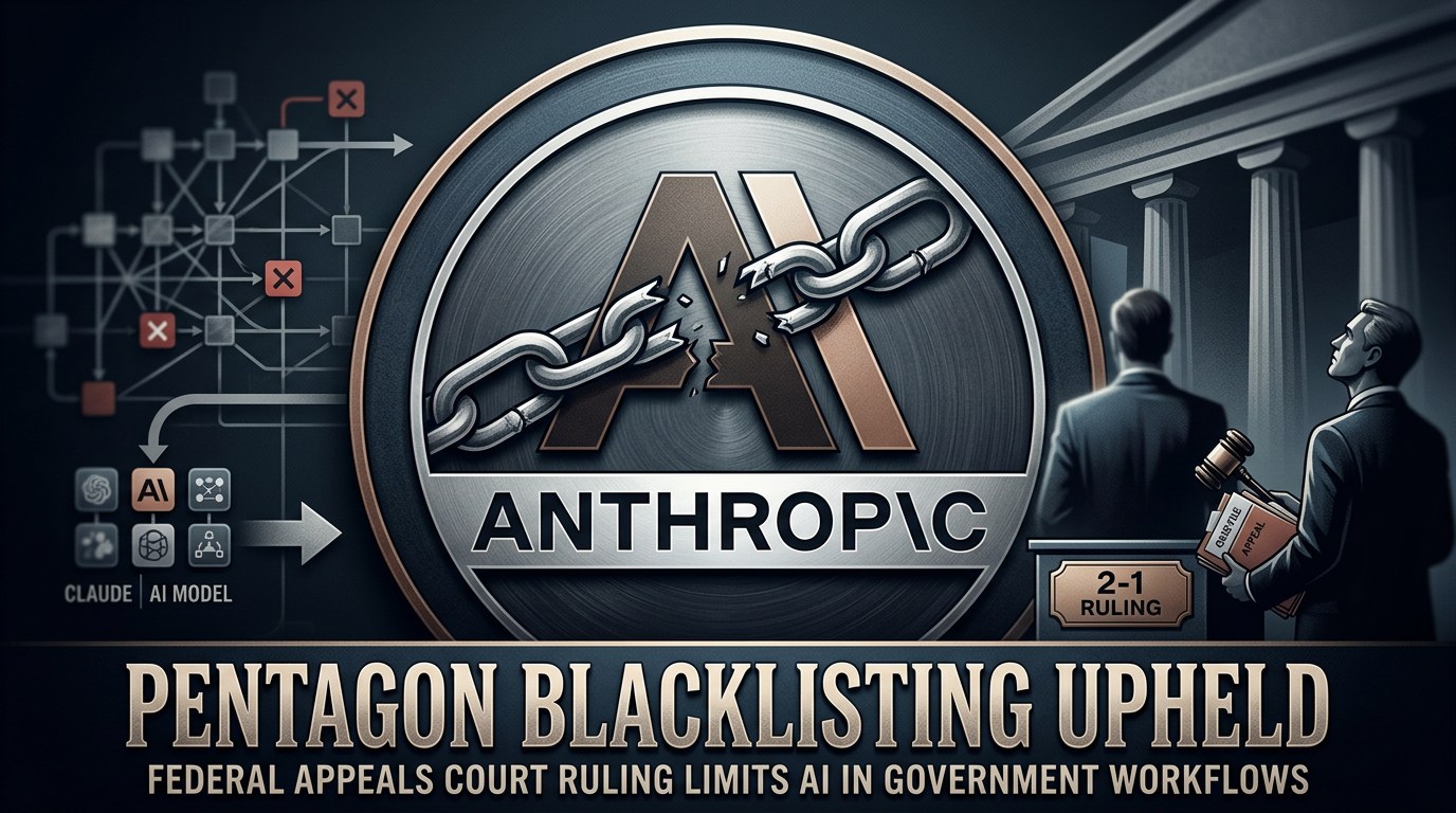 Anthropic Pentagon blacklisting upheld