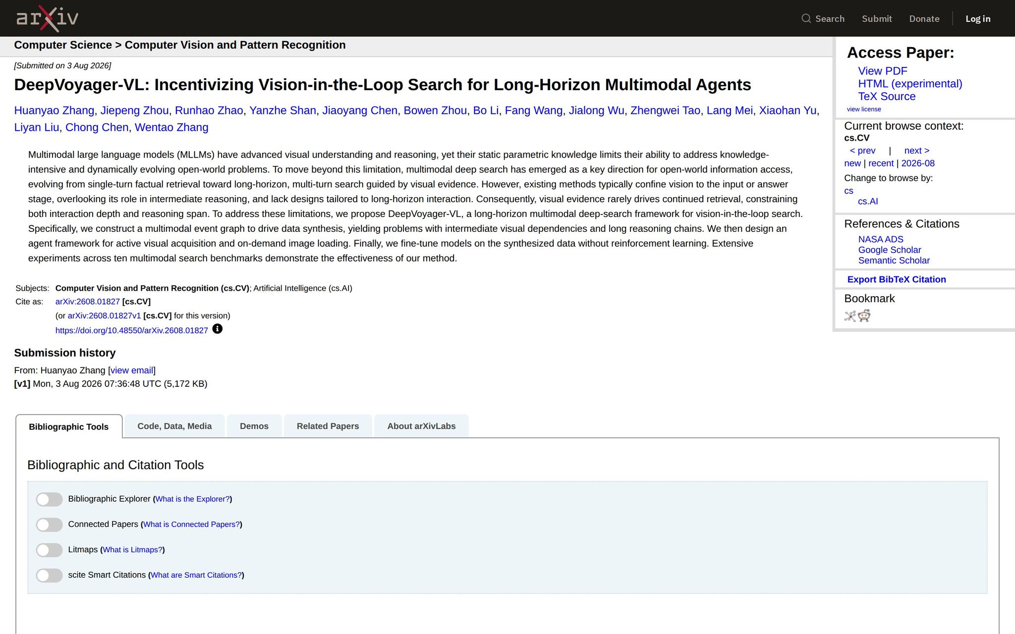 DeepVoyager-VL: Incentivizing Vision-in-the-Loop Search for Long-Horizon Multimodal Agents
