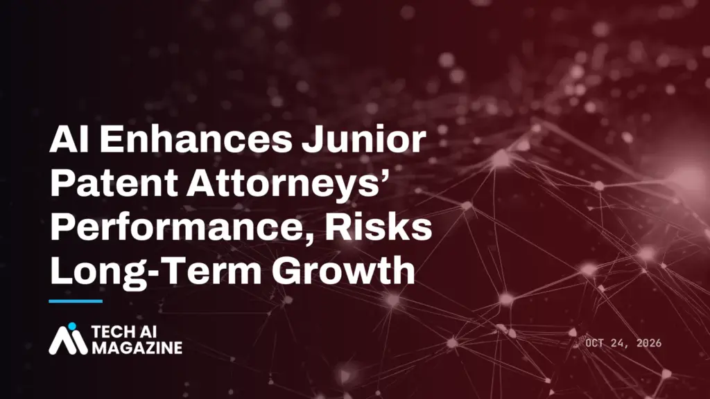 AI Enhances Junior Patent Attorneys' Performance, Risks Long-Term Growth