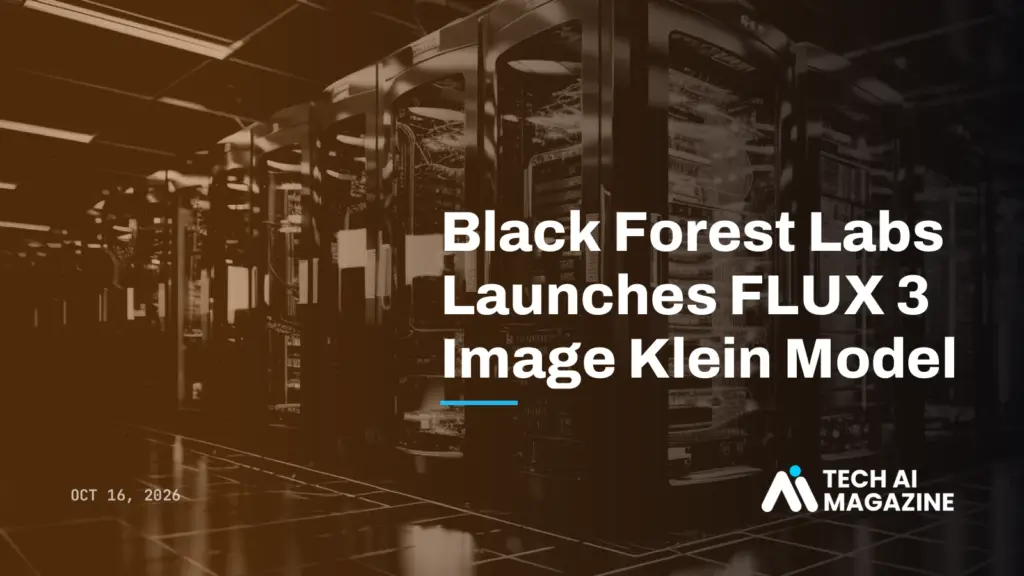 Black Forest Labs Launches FLUX 3 Image Klein Model