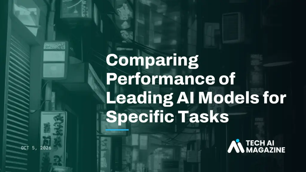 Comparing Performance of Leading AI Models for Specific Tasks