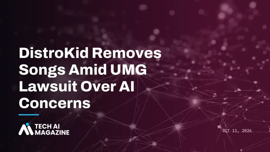 DistroKid Removes Songs Amid UMG Lawsuit Over AI Concerns
