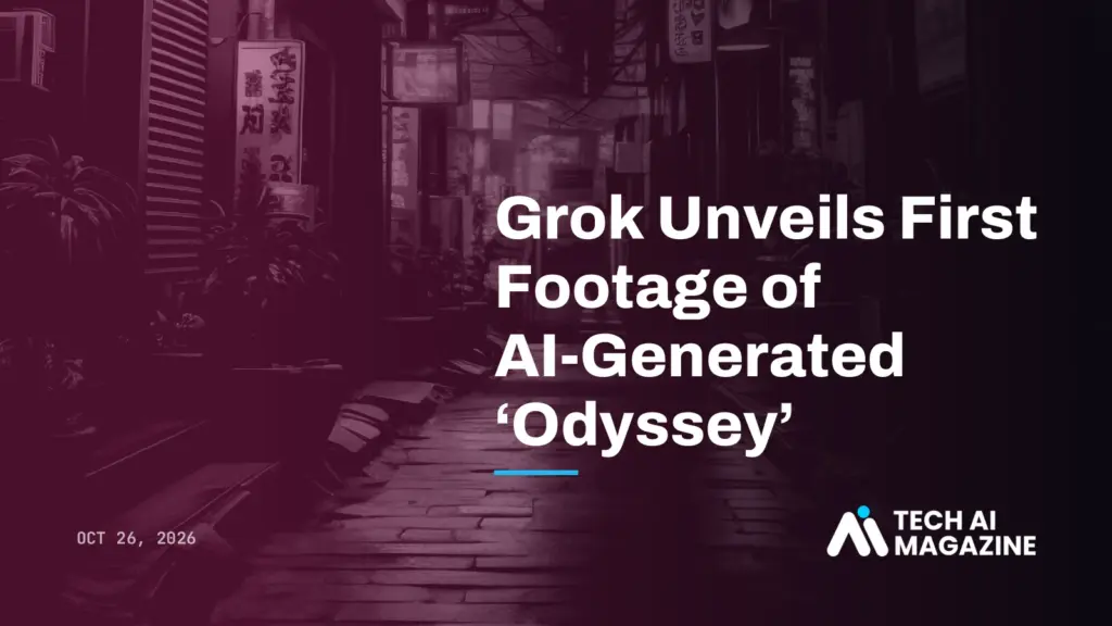 Grok Unveils First Footage of AI-Generated 'Odyssey'