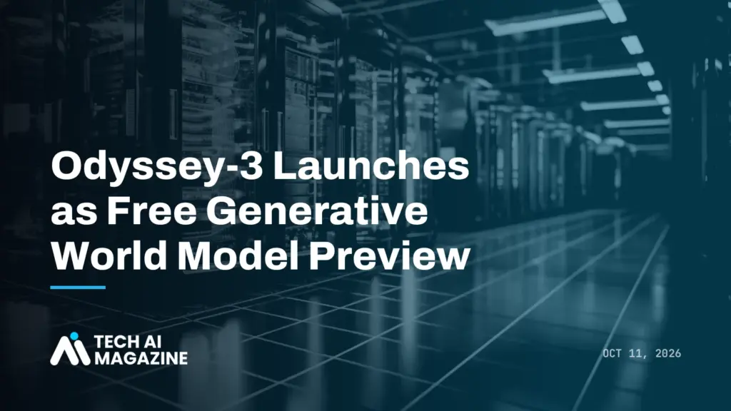 Odyssey-3 Launches as Free Generative World Model Preview